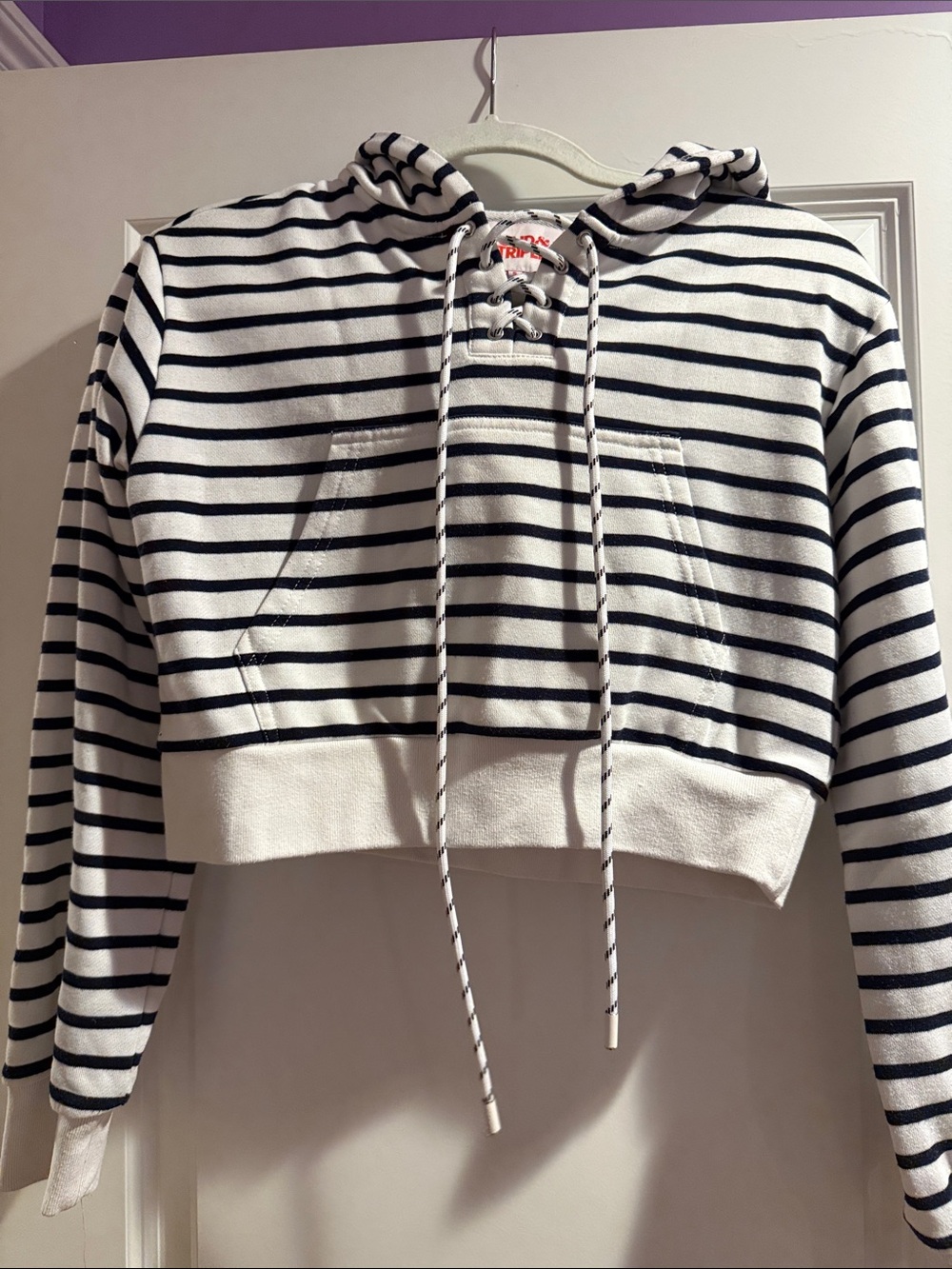 Solid & Striped cropped hoodie